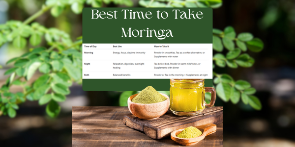 Should I Take Moringa in the Morning or at Night