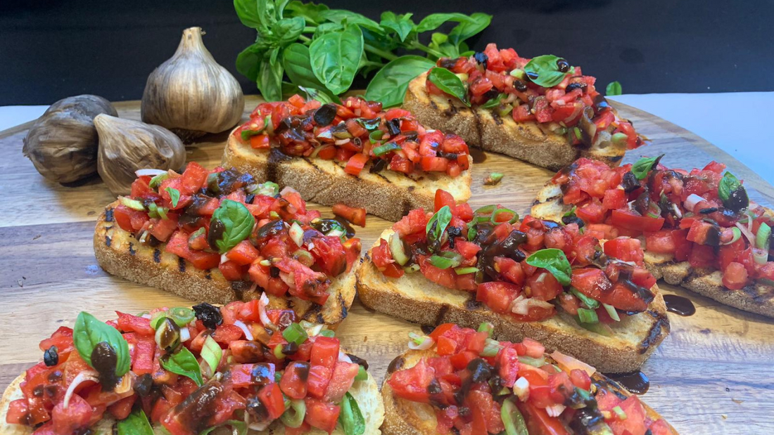 Black Garlic Bruschetta Recipe
