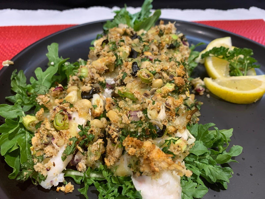 Baked Fish with Lemon and Garlic