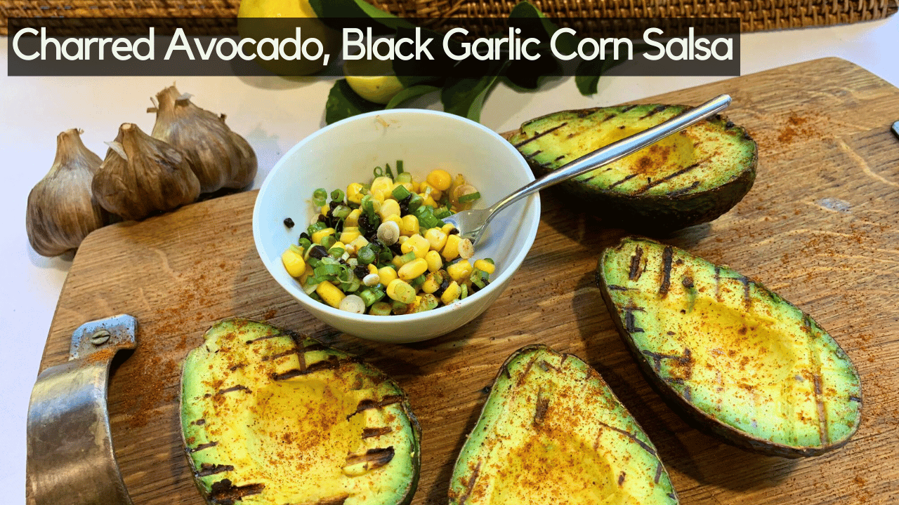 Black_Garlic_with_Charred_Avocado_Corn_Salsa_Recipe