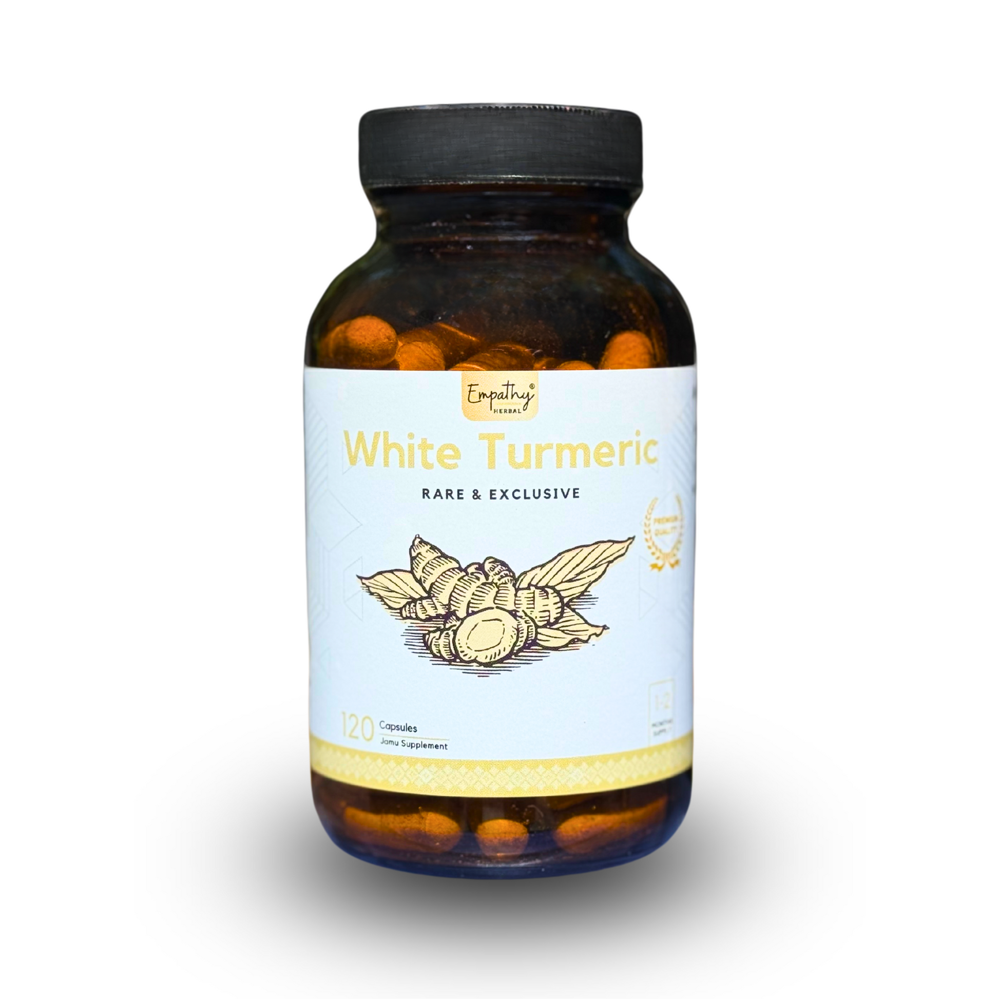 white turmeric capsules