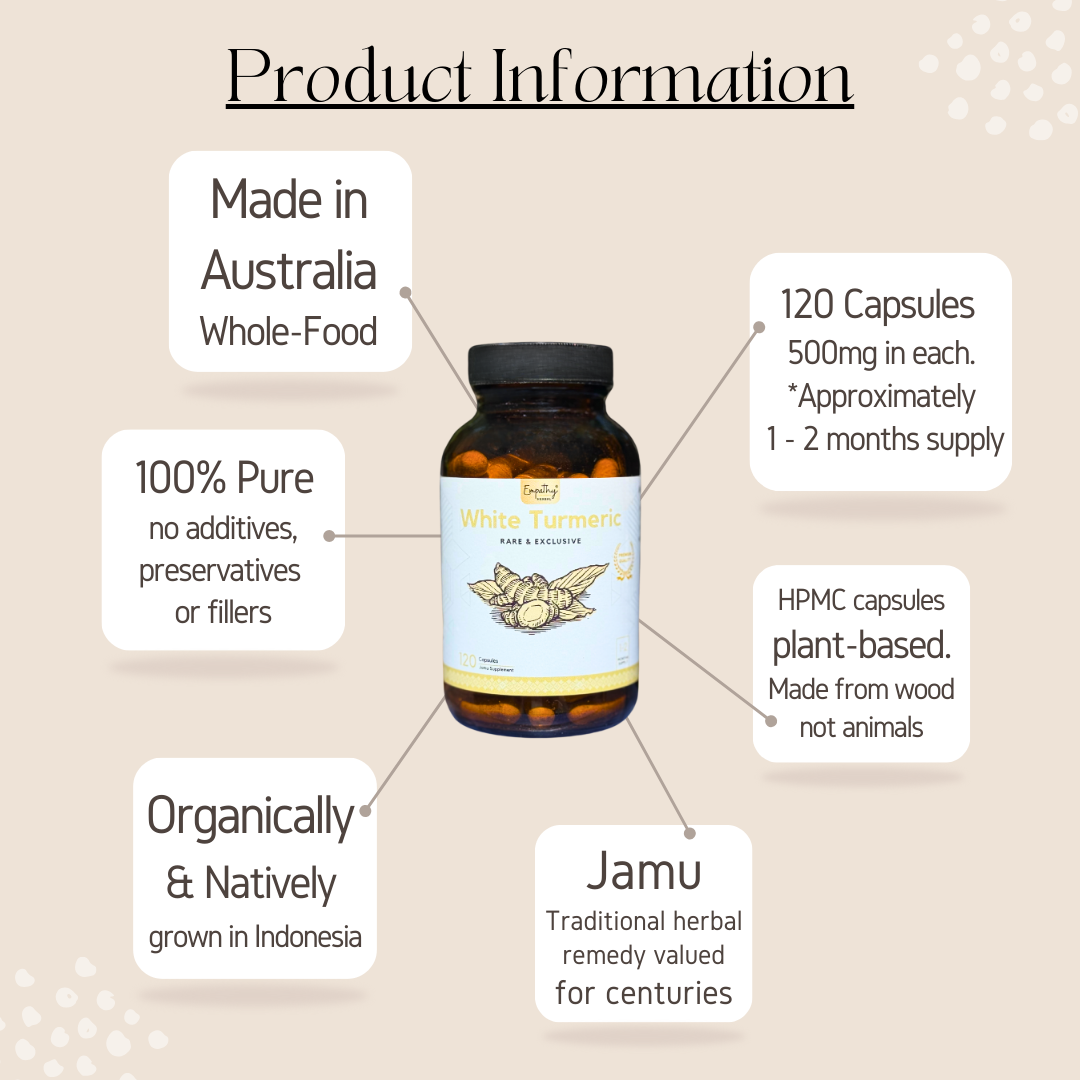 white turmeric information