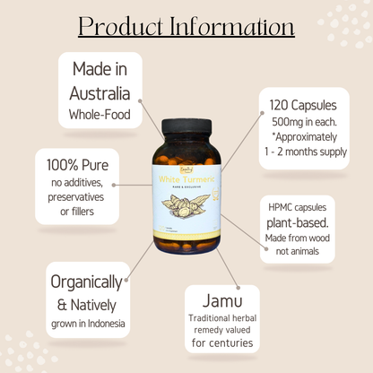 white turmeric information